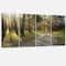 Designart - Road Through Green Pine Forest - Landscape Photography Canvas Print